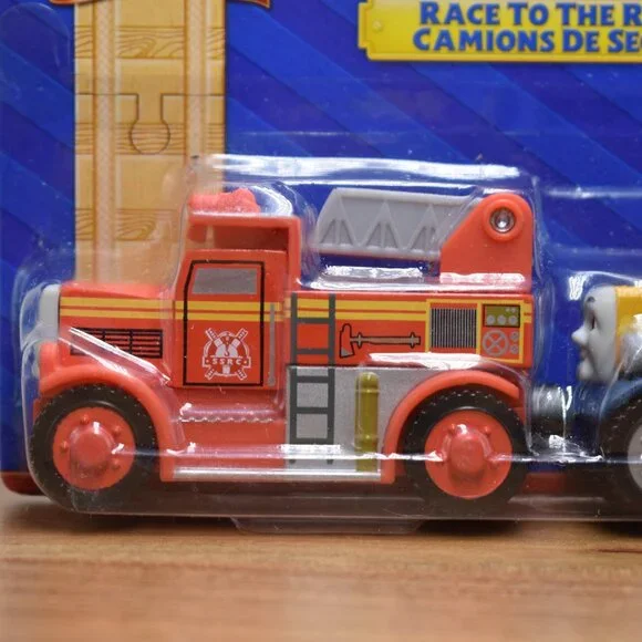 Race to the Rescue Flynn Fire Truck and Butch Thomas & Friends Wooden Railway - Picture 2 of 8